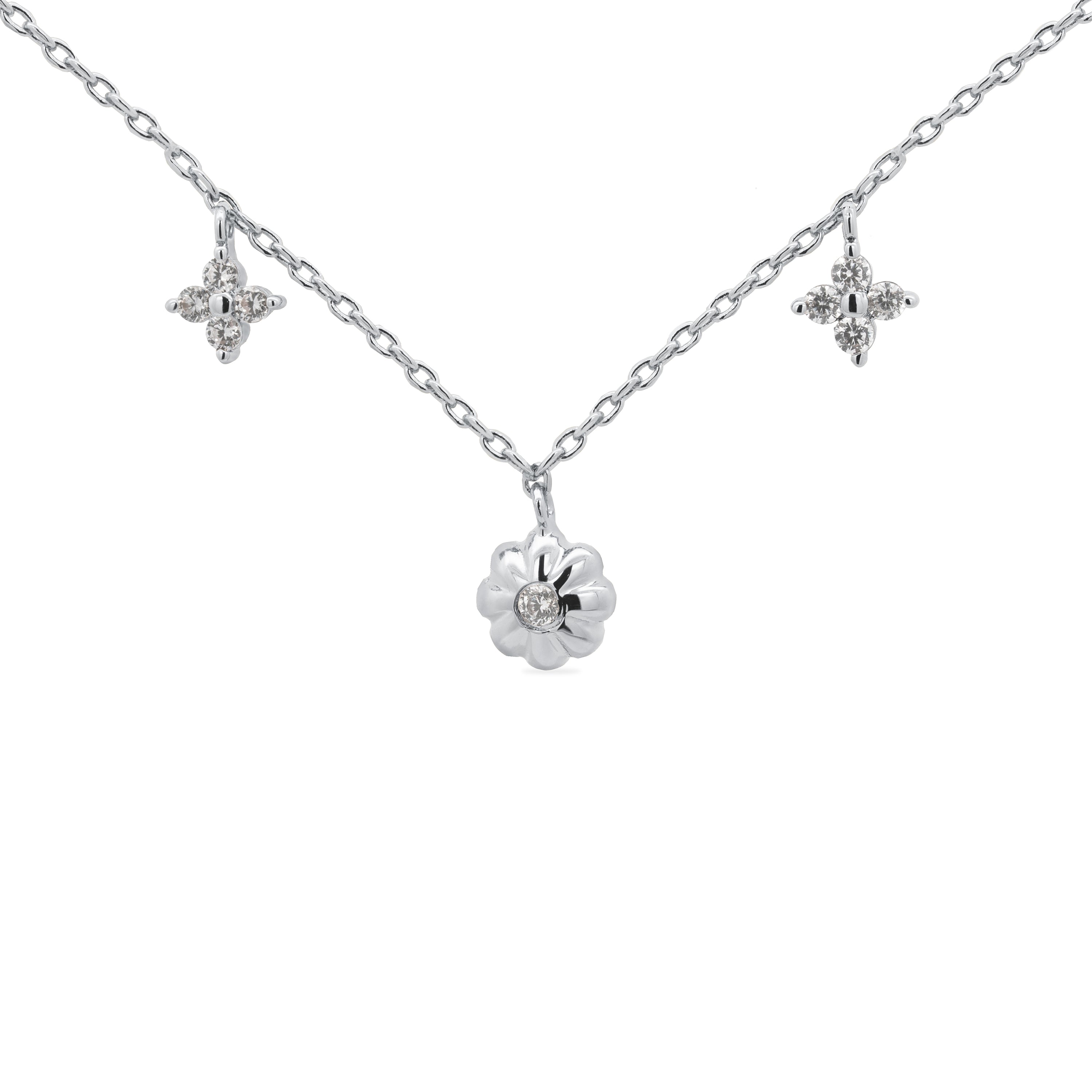 Sterling Silver Carmelo Pendant Necklace for Women - Elegant Layering Jewelry for Everyday Wear & Special Occasions