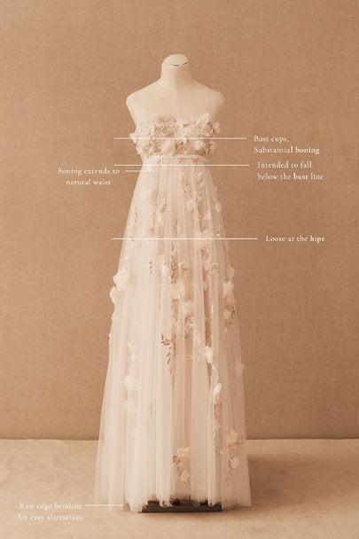 BHLDN Wtoo Tippi Wedding Gown - Elegant Lace Bridal Dress for Bride, Perfect for Beach, Garden & Outdoor Ceremonies
