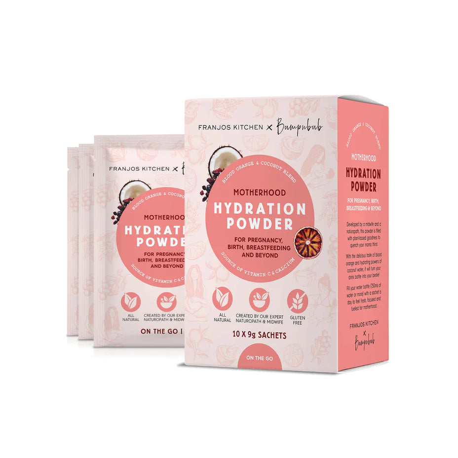 Franjos Kitchen Hydration On The Go Sachets - Portable Electrolyte Drink Mix for Travel, Workouts & Outdoor Activities | Quick & Easy Hydration Solution