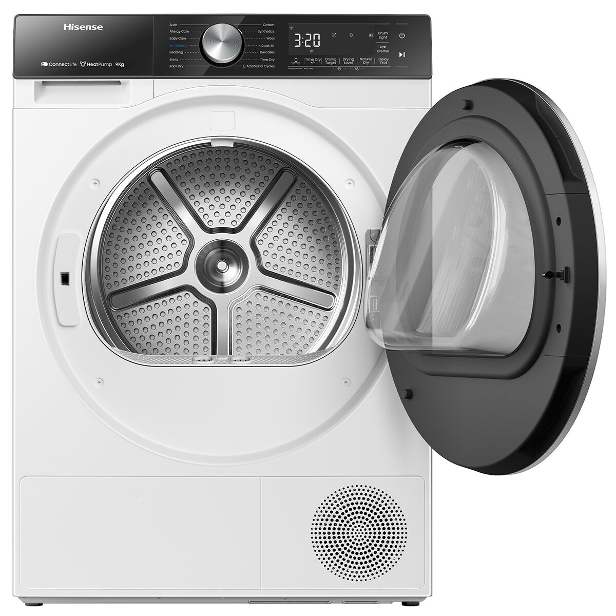 Hisense Series 5 9kg Heat Pump Dryer HDF5S90H - Energy Efficient Laundry Solution for Small Homes & Apartments | Fast Drying, Quiet Operation