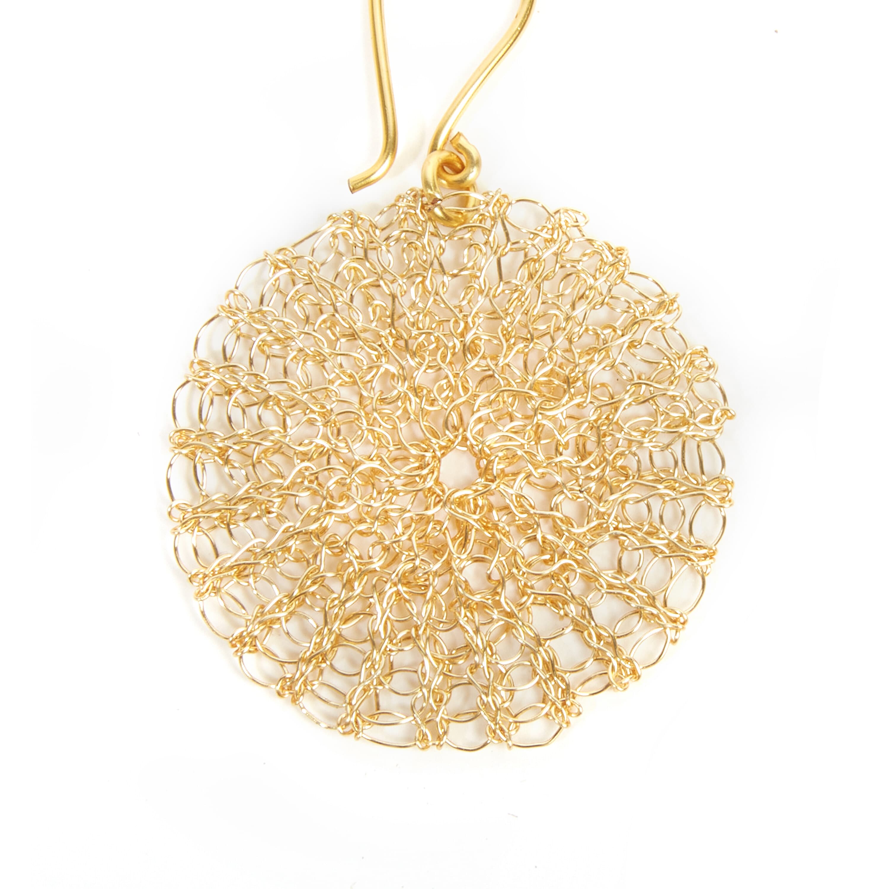 Parker Disc Earrings for Women - Elegant Copper & Gold Hoop Earrings - Perfect for Everyday Wear, Parties & Gifts