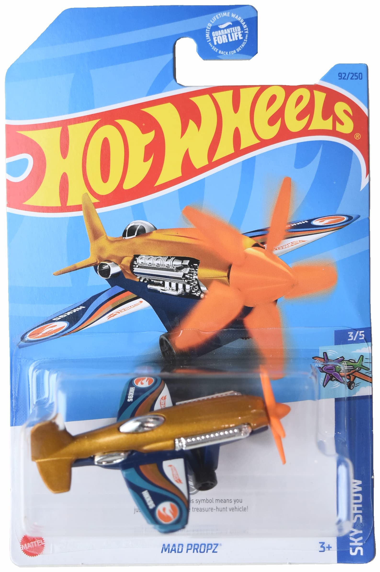 Hot Wheels Mad Propz Sky Show 3/5 Regular Treasure Hunt - Diecast Car Toy for Kids & Collectors - Perfect for Playtime, Gifts & Display Collections