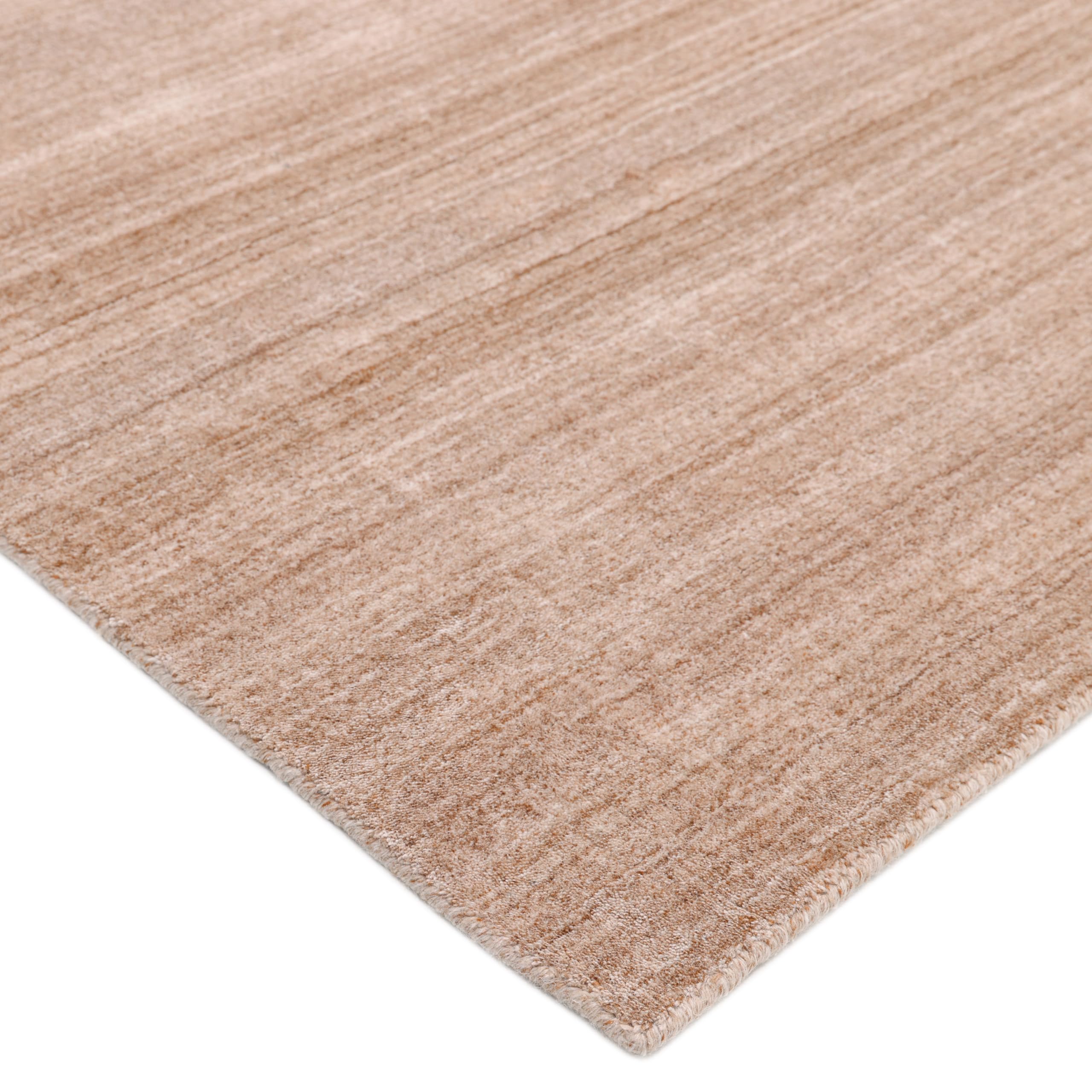 Solo Rugs Harbor Contemporary Solid Hand-Loomed Area Rug - Caramel, 9' x 12' - Perfect for Living Room, Bedroom & Office Decor