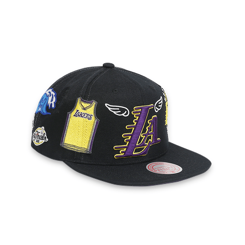 My Towns Snapback Hat - Adjustable 6-Panel Baseball Cap for Men & Women - [6HSSMM20187 LALBLCK] - Perfect for Streetwear, Sports & Casual Outfits