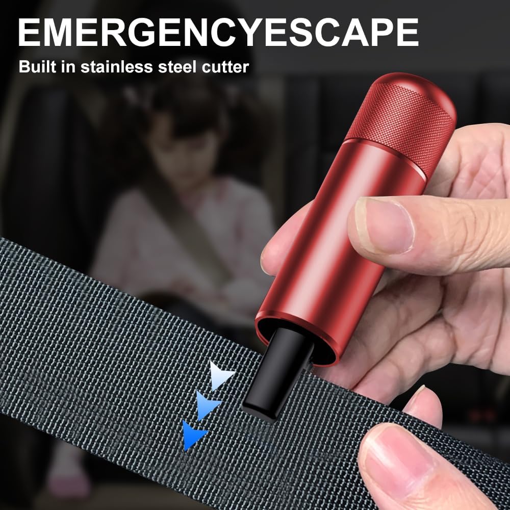 MILEX Emergency Escape Hammer Set of 2 - Car Window Breaker & Seatbelt Cutter for Vehicle Safety - Perfect for Emergency Situations in Cars, Trucks, and SUVs