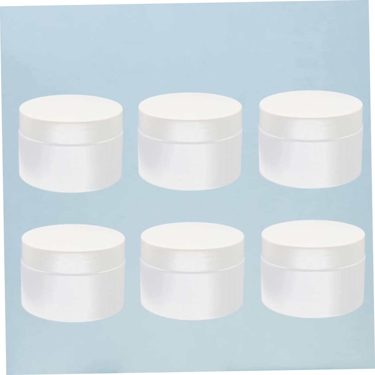 FOMIYES 6-Pack 15g Portable Mini Cream Bottles - Leak-Proof Travel Containers for Lotion, Serum & Samples | Perfect for Toiletries, Cosmetics & Skincare On-The-Go