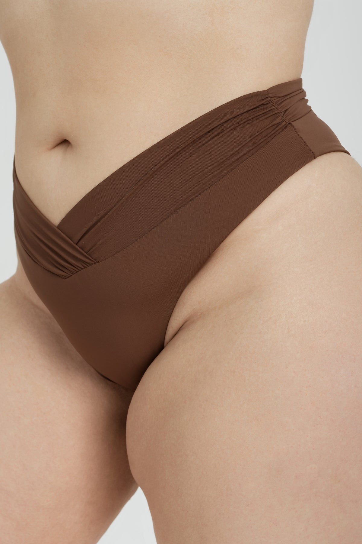 High Waist Pico Bottoms in Chocolate Brown - Comfortable & Stylish for Yoga, Workouts & Everyday Wear