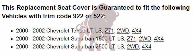 2002-2002 Chevy Tahoe Suburban Seat Covers - Light Shale Tan Custom Fit Car Seat Protectors for SUV Trucks | Waterproof & Durable Interior Accessories for Road Trips & Family Adventures