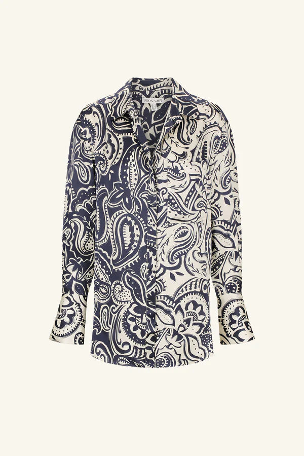 Anthea Silk Relaxed Shirt for Women - Soft & Comfortable Casual Blouse - Perfect for Office, Travel & Everyday Wear