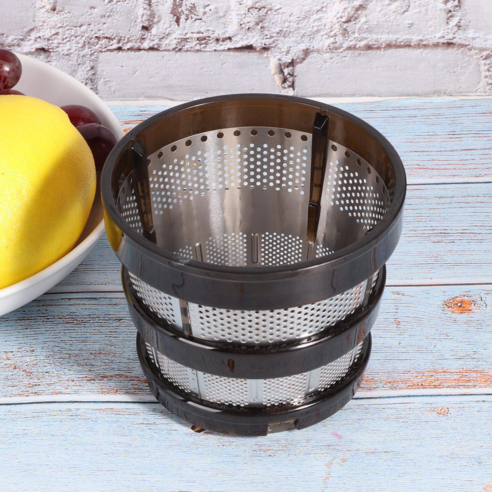 YUYTE Stainless Steel Juicer Mesh Filter & Brush - Replacement Parts for Blenders, Bread Machines & Salon Hair Styling | Easy Cleaning & Maintenance for Kitchen & Salon Use