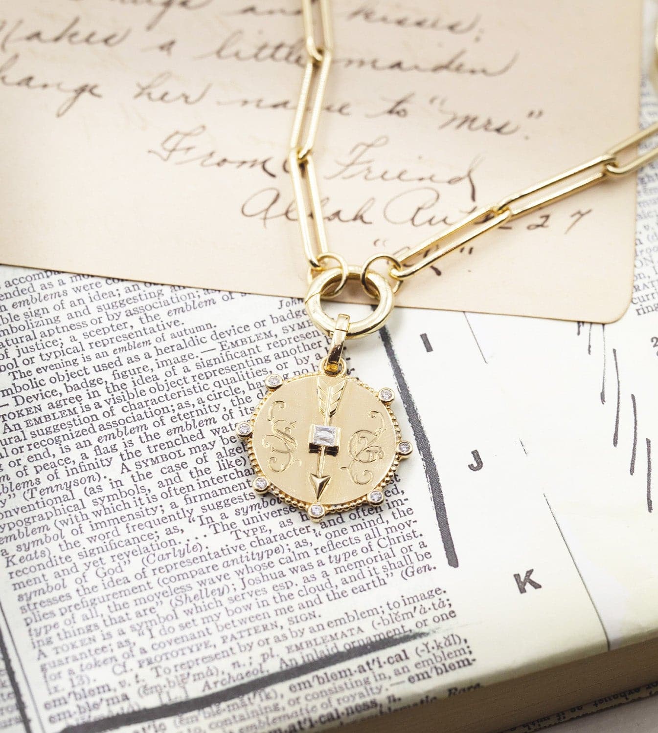 Engravable Heart at Peace Medallion with Annex Link - Personalized Keepsake for Gifts, Memorials & Special Occasions