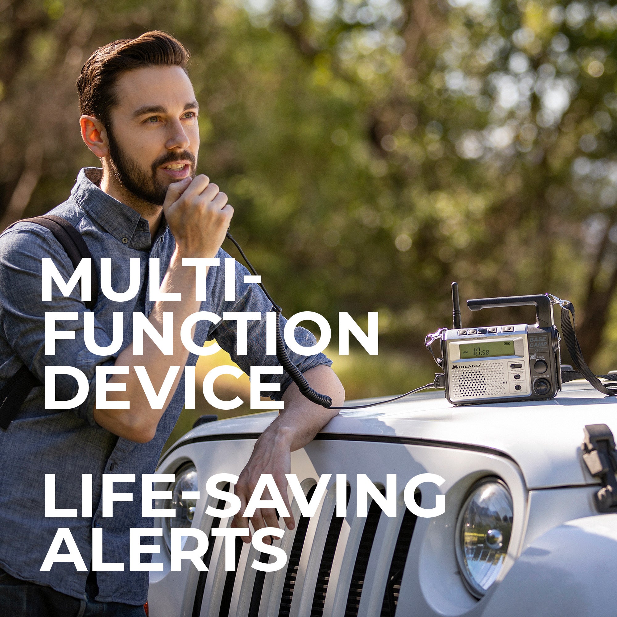 XT511 GMRS Base Camp 22-Channel Two-Way Radio - Long Range Communication for Outdoor Adventures, Camping, Hiking & Emergency Preparedness