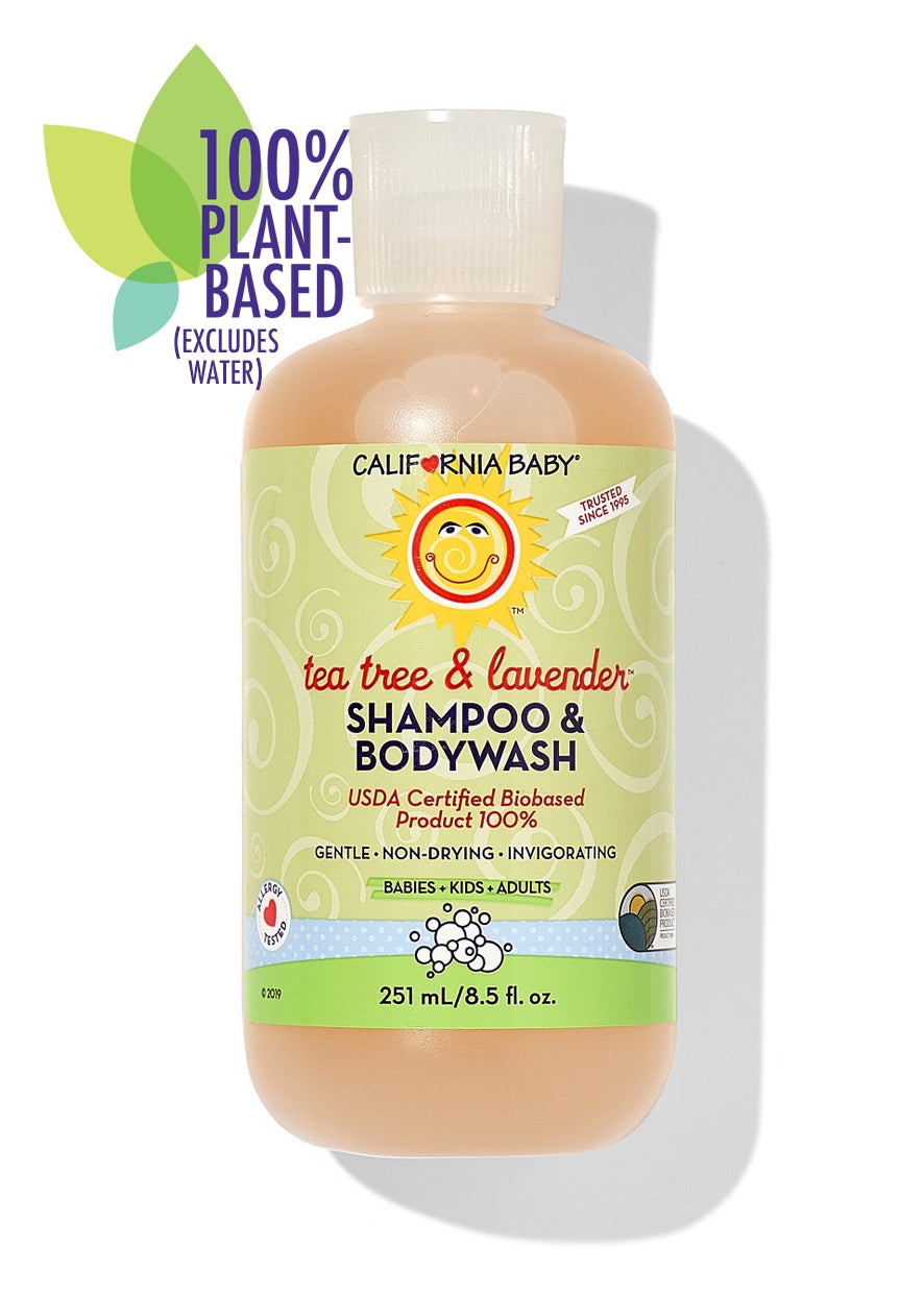 Tea Tree & Lavender Shampoo and Body Wash - Natural & Soothing for Hair & Skin - Perfect for Daily Use & Sensitive Scalp Care