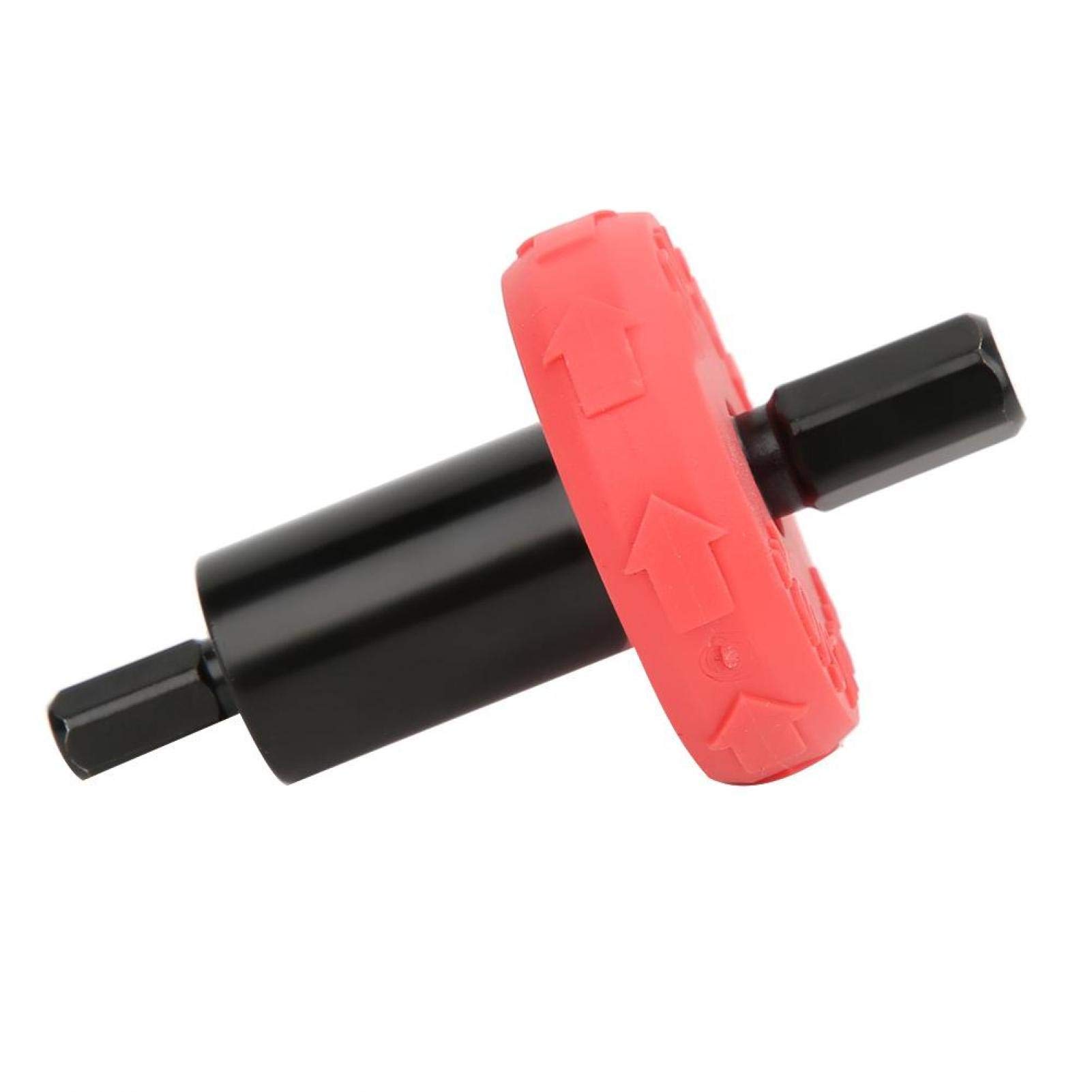 Voluxe Electric Start Drill Bit - CRV Steel Red & Black Engine Starter Adapter with Storage Bag | Compatible with Most Electric Engines | Perfect for DIY Repairs, Automotive Maintenance & Home Improvement Projects