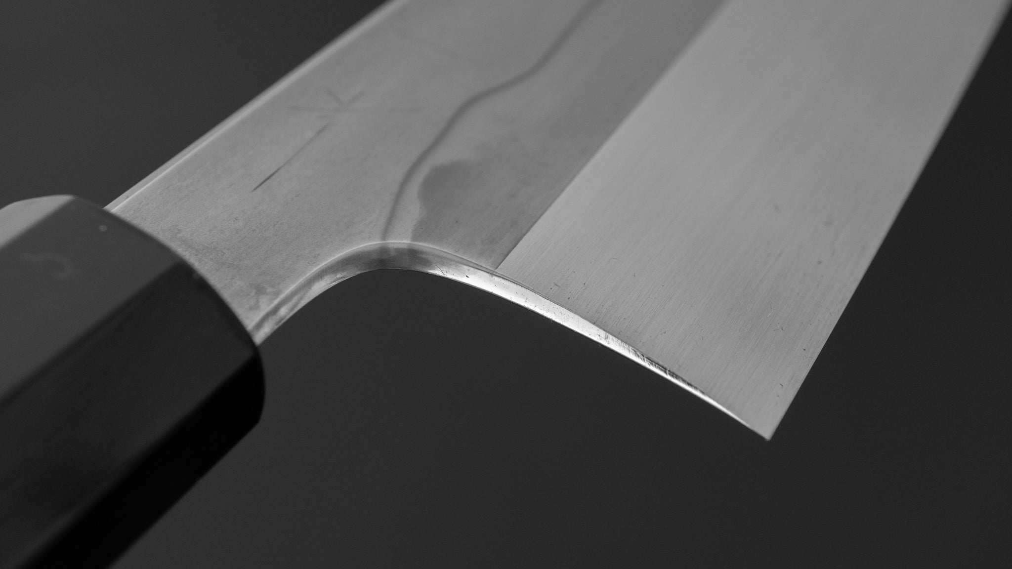 Hitohira Togashi White #1 Sanbonsugi Mizu Honyaki Gyuto 240mm Japanese Chef Knife with Ziricote Handle & Saya (#122) - Premium Kitchen Knife for Sushi, Meat Cutting & Professional Cooking