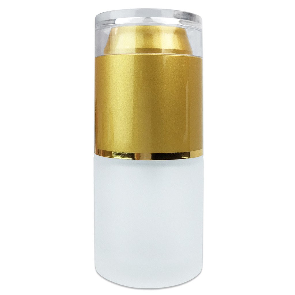 Premium Refillable Gold Frosted Glass Spray Bottles (20ml, 4-Pack) with Fine Mist Atomizer - Travel-Friendly for Perfume, Essential Oils, Aromatherapy & DIY Beauty Products | Perfect for Home, Salon & On-The-Go Use