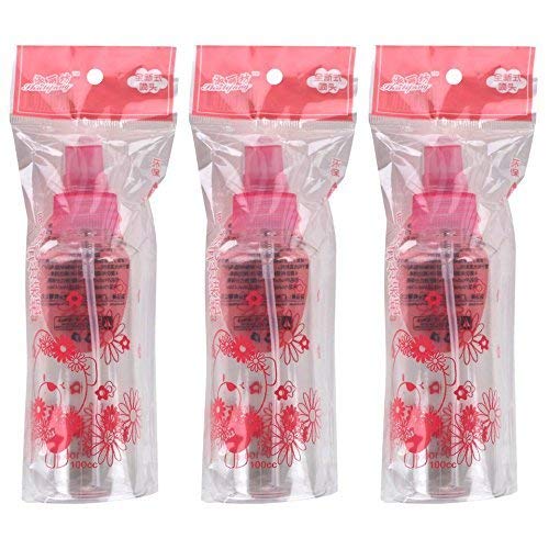 Worison 100ml Empty Refillable Fine Mist Spray Bottle - 3 Pack Random Color - Ultra-Fine Mist Pump for Skincare, Haircare, Essential Oils, Travel & Home Use - Perfect for DIY Beauty, Aromatherapy & Hydrating Sprays