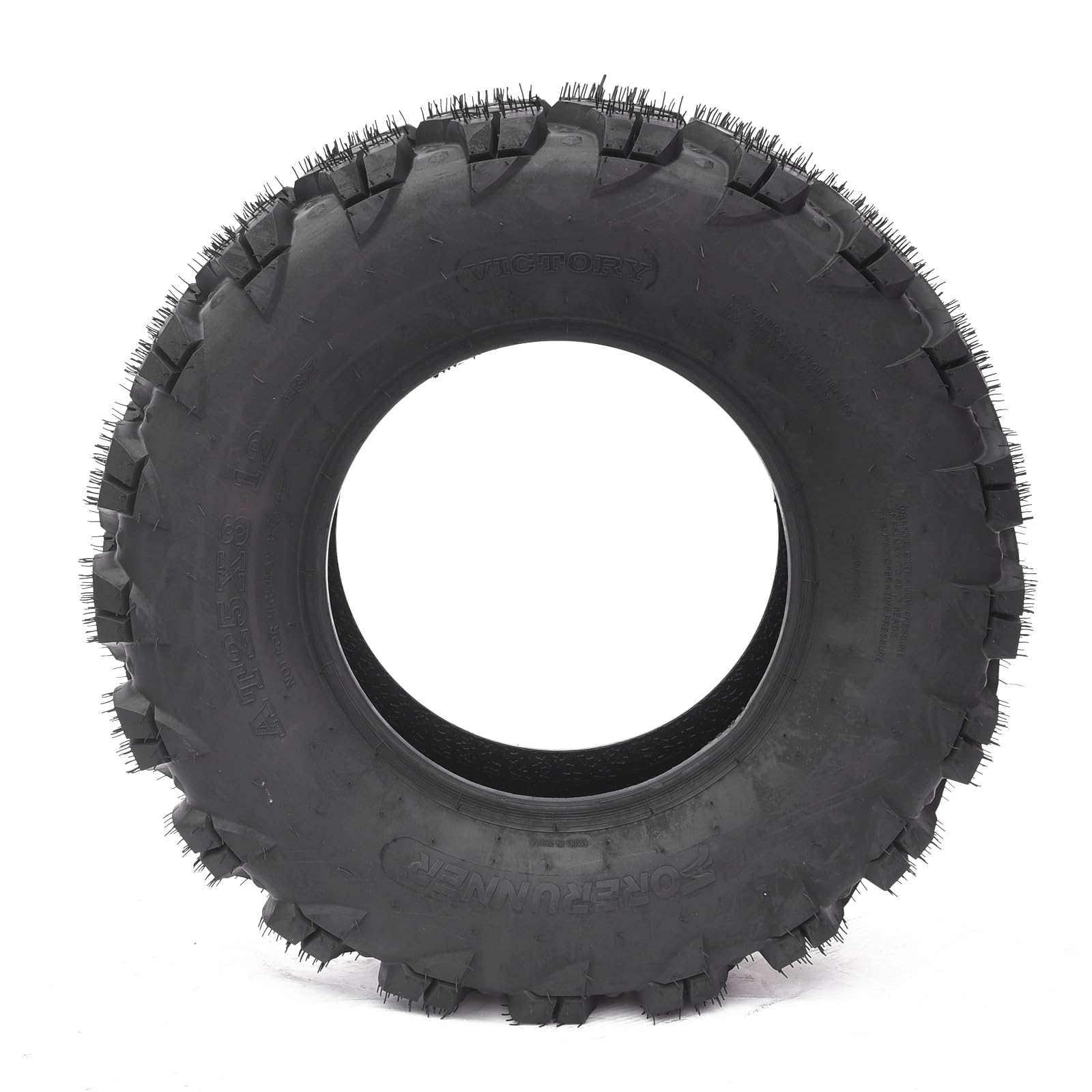 25x8-12 ATV/UTV Tires 6 Ply All-Terrain Off-Road Tires Tubeless - Set of 2 for Mud, Sand & Trail Riding - Perfect for Hunting, Farm Work & Outdoor Adventures