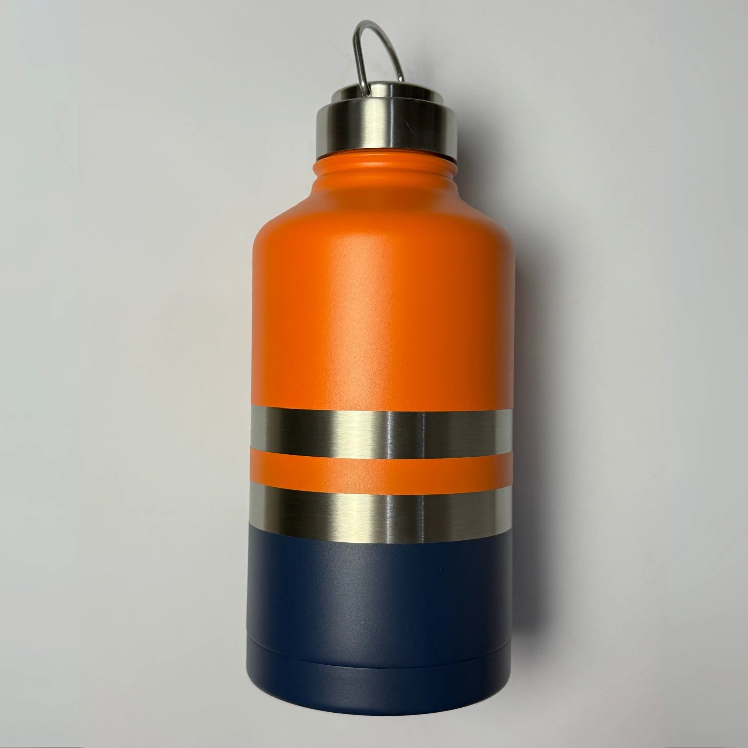 Old Mate Orange Insulated Tradie Water Bottle 1.9L (64oz) Stainless Steel - Durable & Leakproof for Construction, Hiking & Outdoor Activities