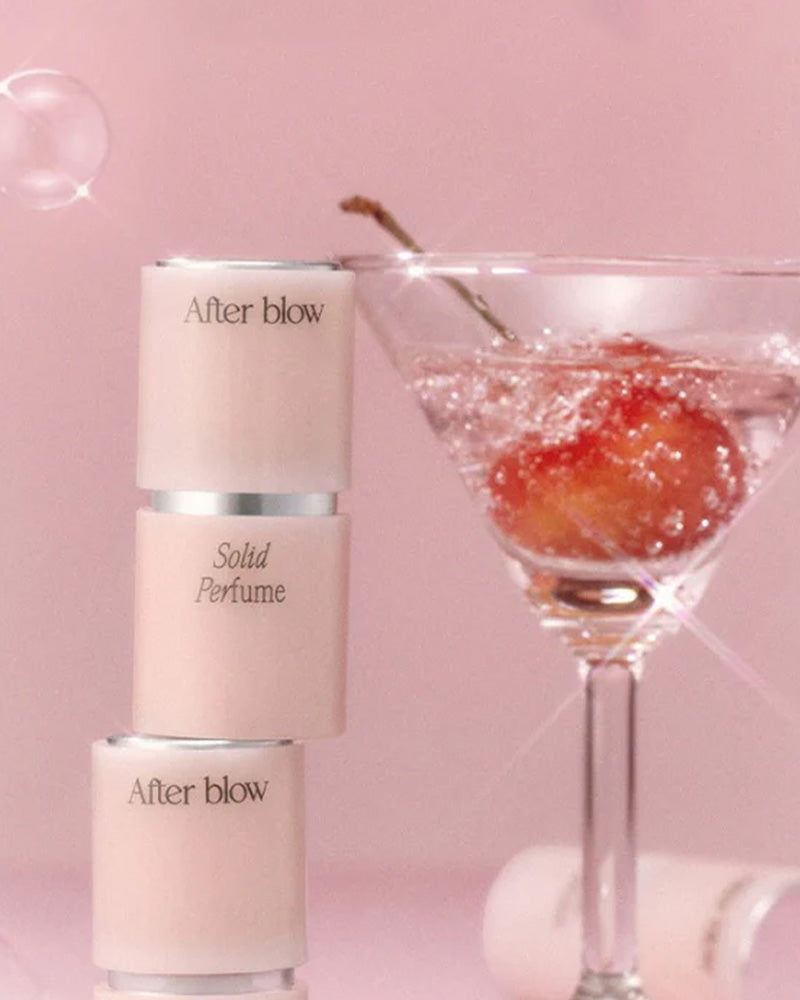 Afterblow Solid Perfume #03 Sugar Floral - Long Lasting Fragrance for Women, Natural Essential Oil Scent, Portable Perfume Stick for Travel, Date Night & Everyday Wear