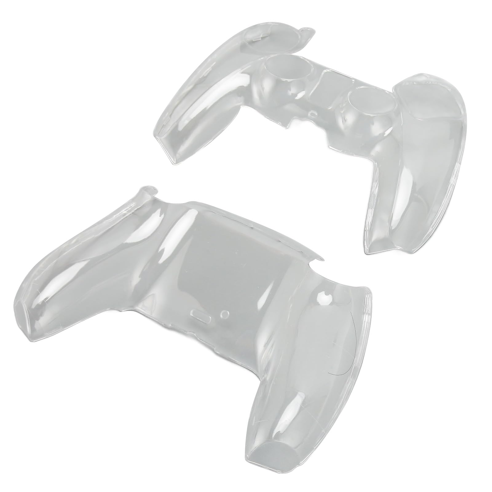 PS5 Controller Silicone Cover - Anti-Slip Transparent Protective Case for PS5 Gamepad, Dustproof & Sweatproof Grip - Perfect for Gaming, Travel & Long Play Sessions