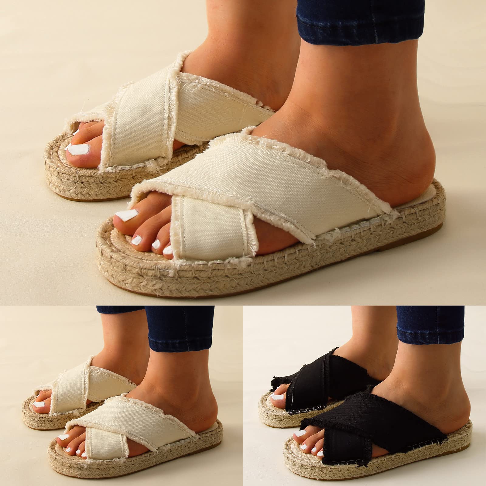 Gibobby Women's Slingback Open Toe Sandals - Slip On Platform Wedge Heels with Ankle Buckle | Comfortable Beach Sandals for Summer | Perfect for Vacation, Poolside, and Casual Outings