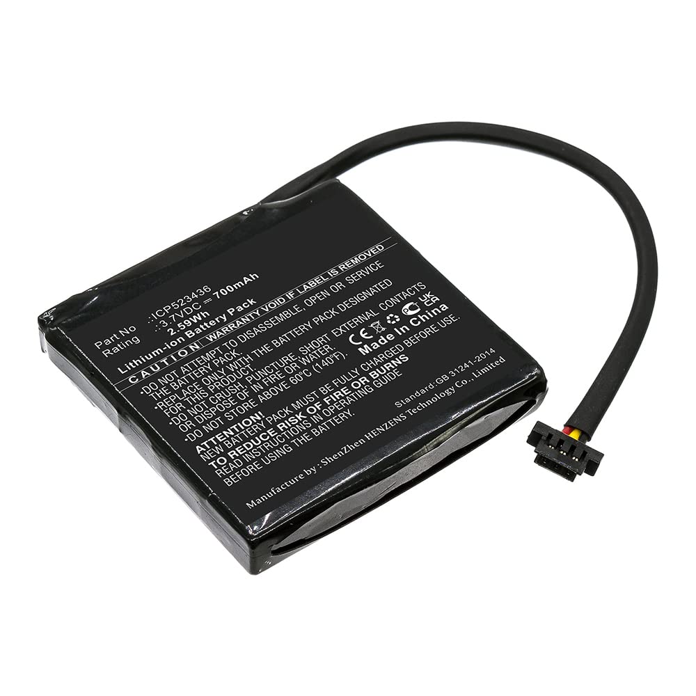 Synergy Digital GPS Battery Replacement for TomTom GO 400 4.3