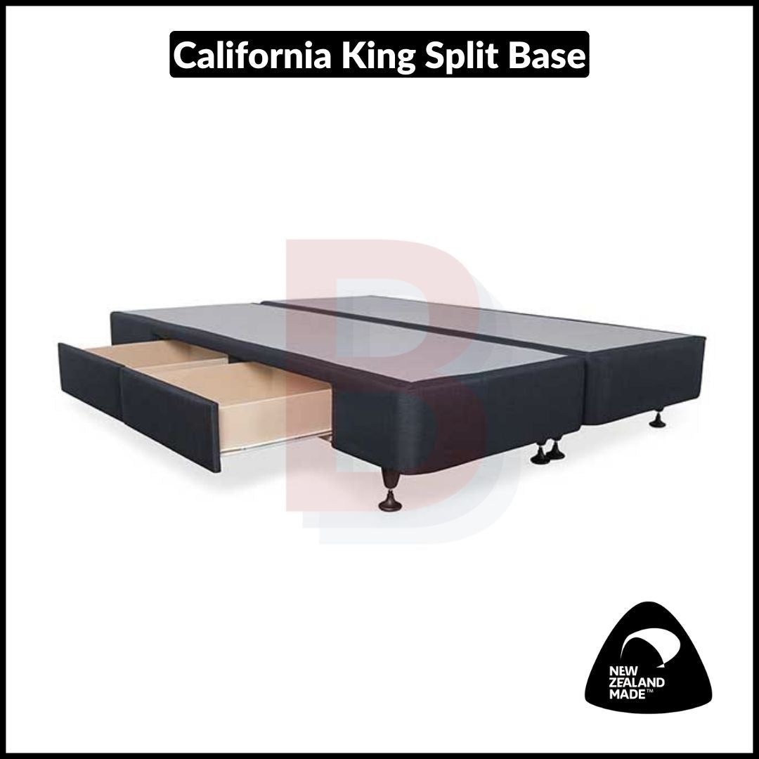 California King Drawer Bed Base with Standard Drawers - NZ Made Premium Quality for Master Bedroom & Guest Room Organization