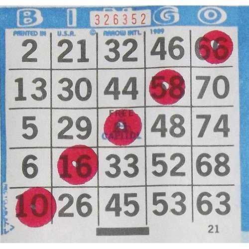 1.5oz Ruby Red Bingo Dauber - Non-Toxic Ink Marker for Bingo Games, Casino Nights & Fundraising Events - Perfect for Adults and Seniors