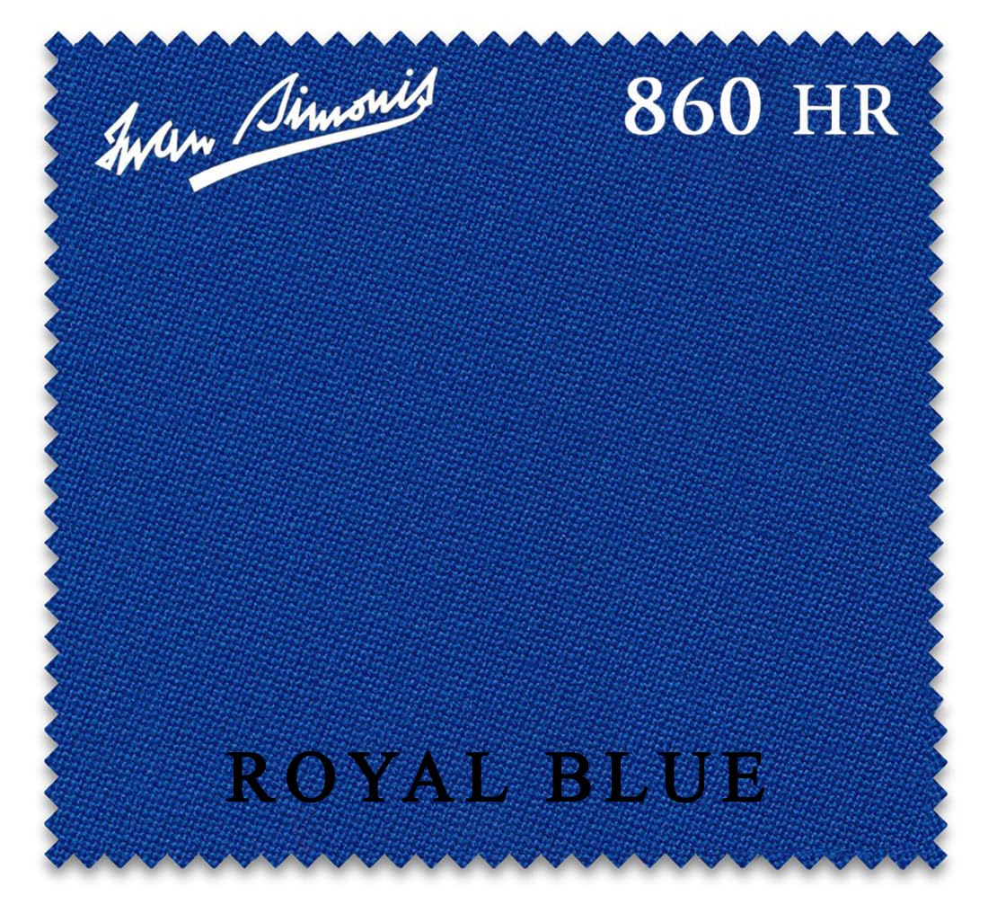 Iwan Simonis 860HR Pool Billiard Table Cloth - Royal Blue, 7 ft | Authorized Dealer | Perfect for Home Game Rooms and Professional Tournaments