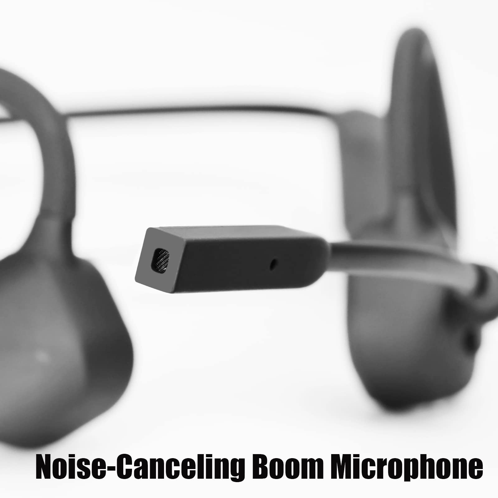 YouthWhisper Bone Conduction Bluetooth Headphones with Mic - Open Ear Wireless Headset for Office, Driving, Workouts & Online Learning - Noise Canceling & Clear Calls for Computer, Phone & Sports Use