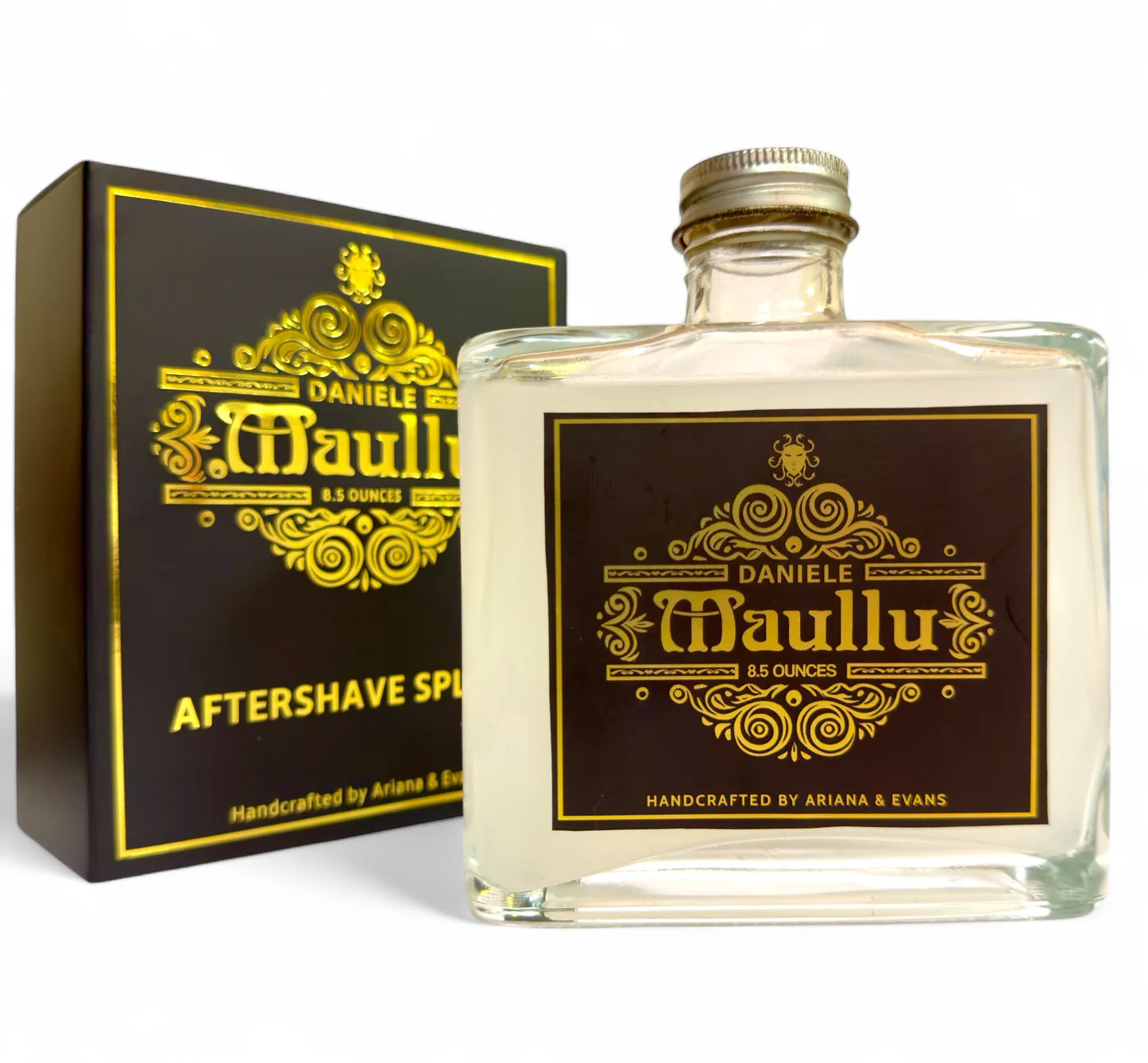 Ariana & Evans Daniele Maullu Legacy Aftershave Splash for Men - Alcohol-Free Post Shave Lotion with Skin-Nourishing Ingredients - Perfect for Sensitive Skin & Close Shave Routine