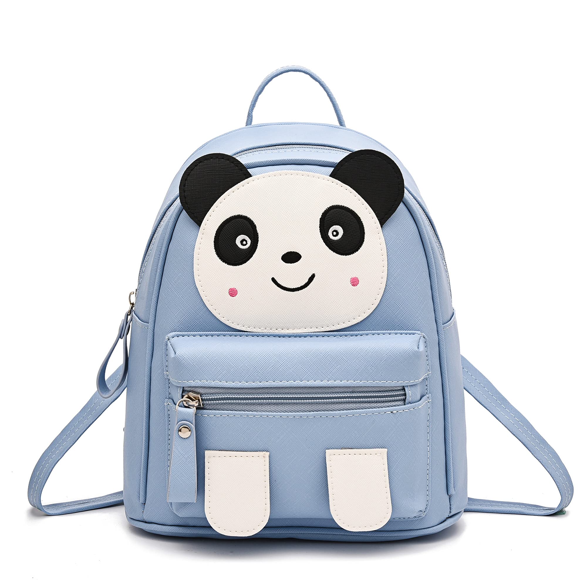 Cute Panda Backpack Purse for Women & Teen Girls - Mini Leather Animal Backpack for School, Travel & Daily Use | Fashionable Panda-Themed Handbag for College, Work & Outings