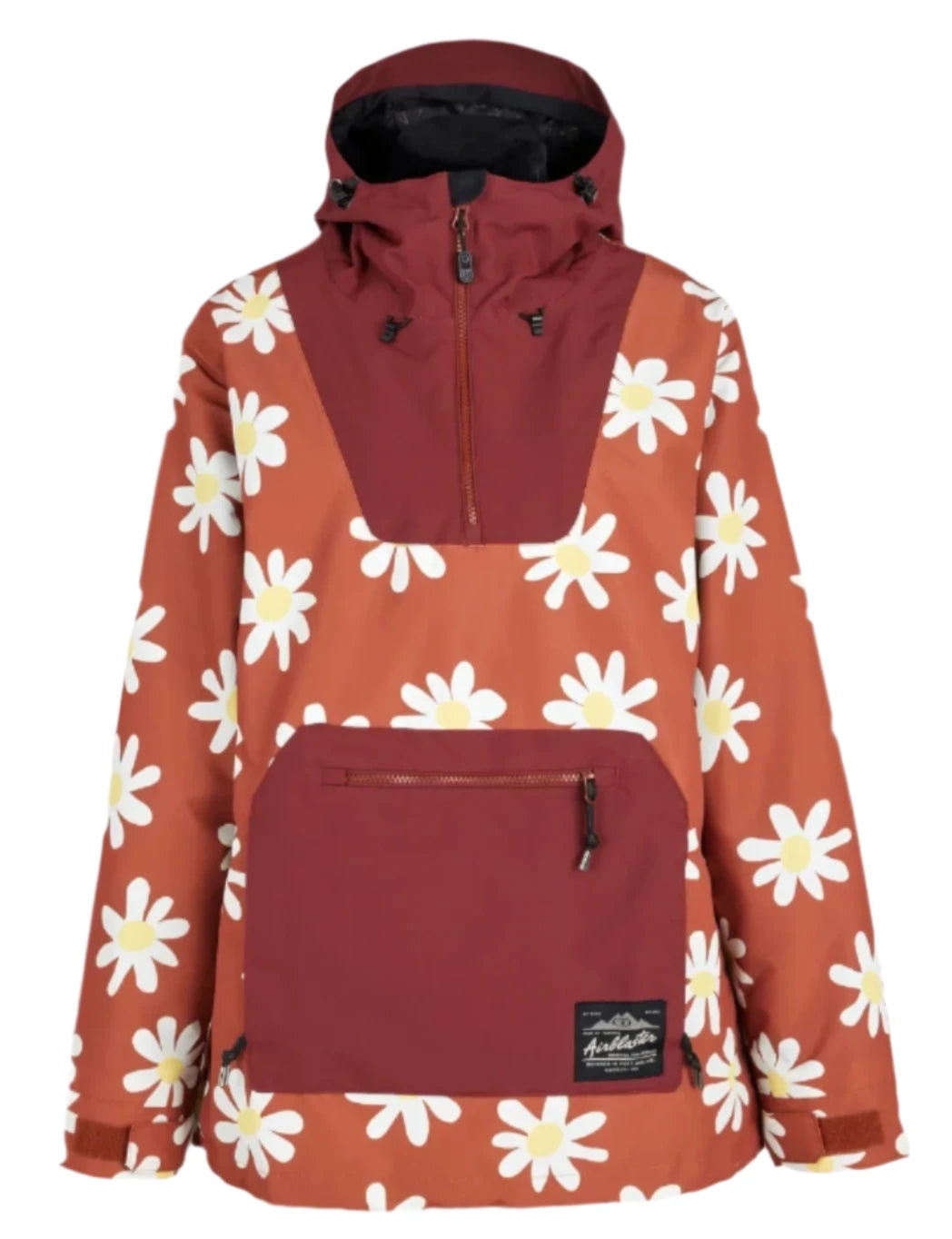 Airblaster Women's Freedom Pullover Jacket 2025 - Waterproof Winter Jacket for Skiing, Snowboarding & Outdoor Activities