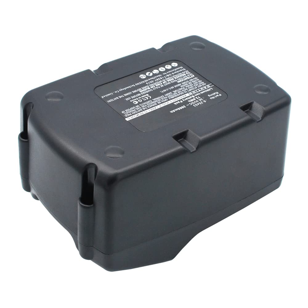 Synergy Digital 36V 2000mAh Li-ion Battery for Metabo AHS36V Power Tools - High Capacity Replacement Battery for Drills, Saws & Outdoor Power Equipment
