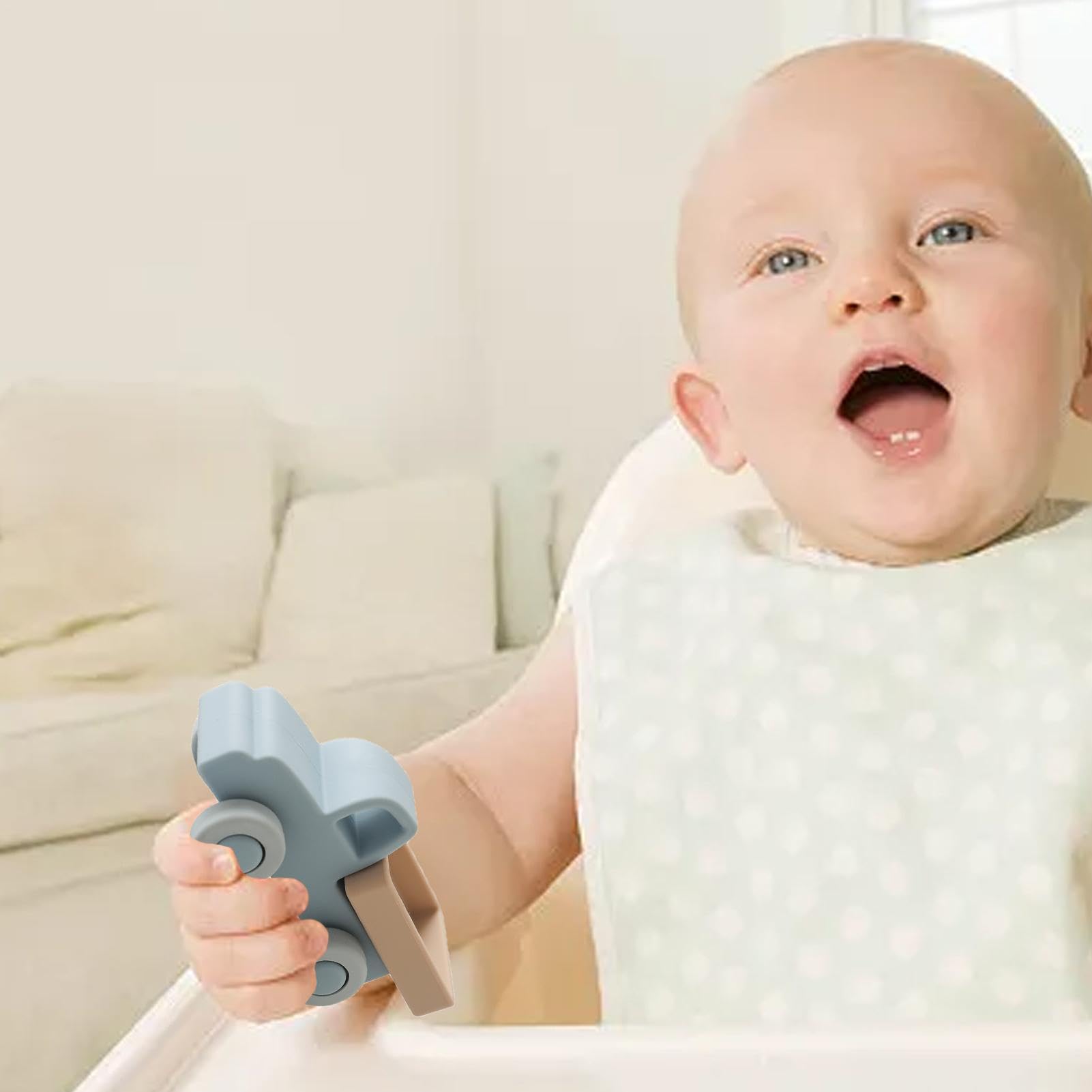 Baby Silicone Teether Car - Safe Chew Toy for Boys & Girls | Early Learning & Parent-Child Interaction | Perfect for Teething Relief & Playtime Fun