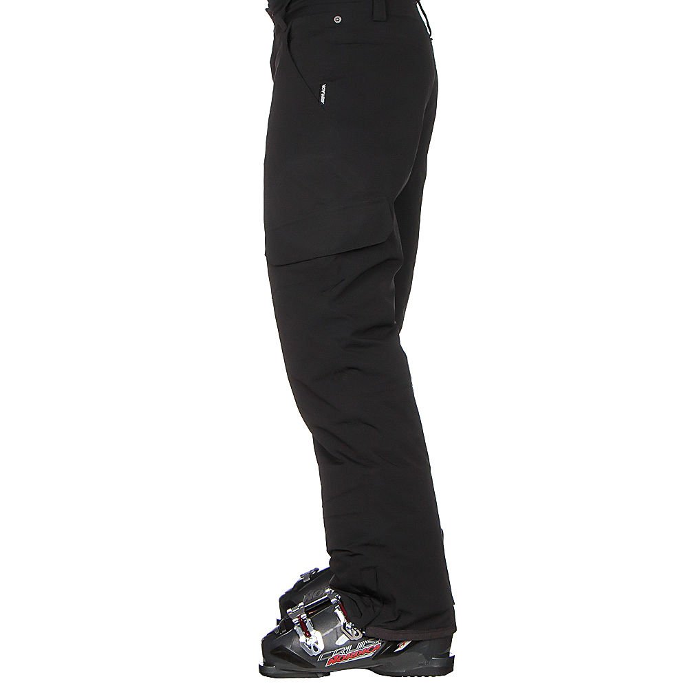 Armada Union Insulated Winter Pants for Men - Large Size, Black - Waterproof & Windproof Cold Weather Trousers for Outdoor Activities, Hiking, and Snow Sports