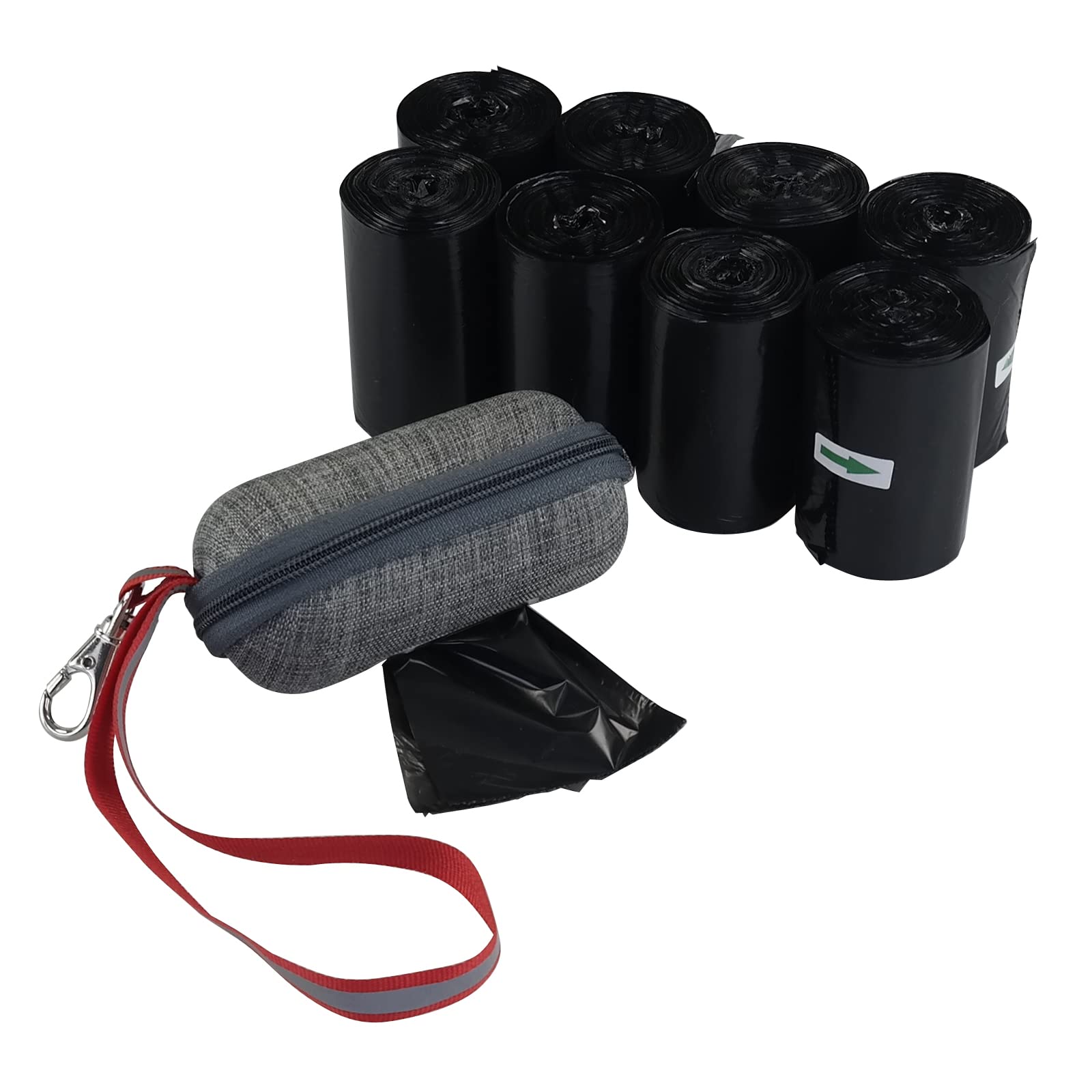 Ramddy 1400 Counts Dog Waste Bags With Dispenser - 40 Rolls of Extra Thick Leak-Proof Poop Bags for Dogs, Black | Perfect for Park Walks, Backyard Cleanup & Travel Use