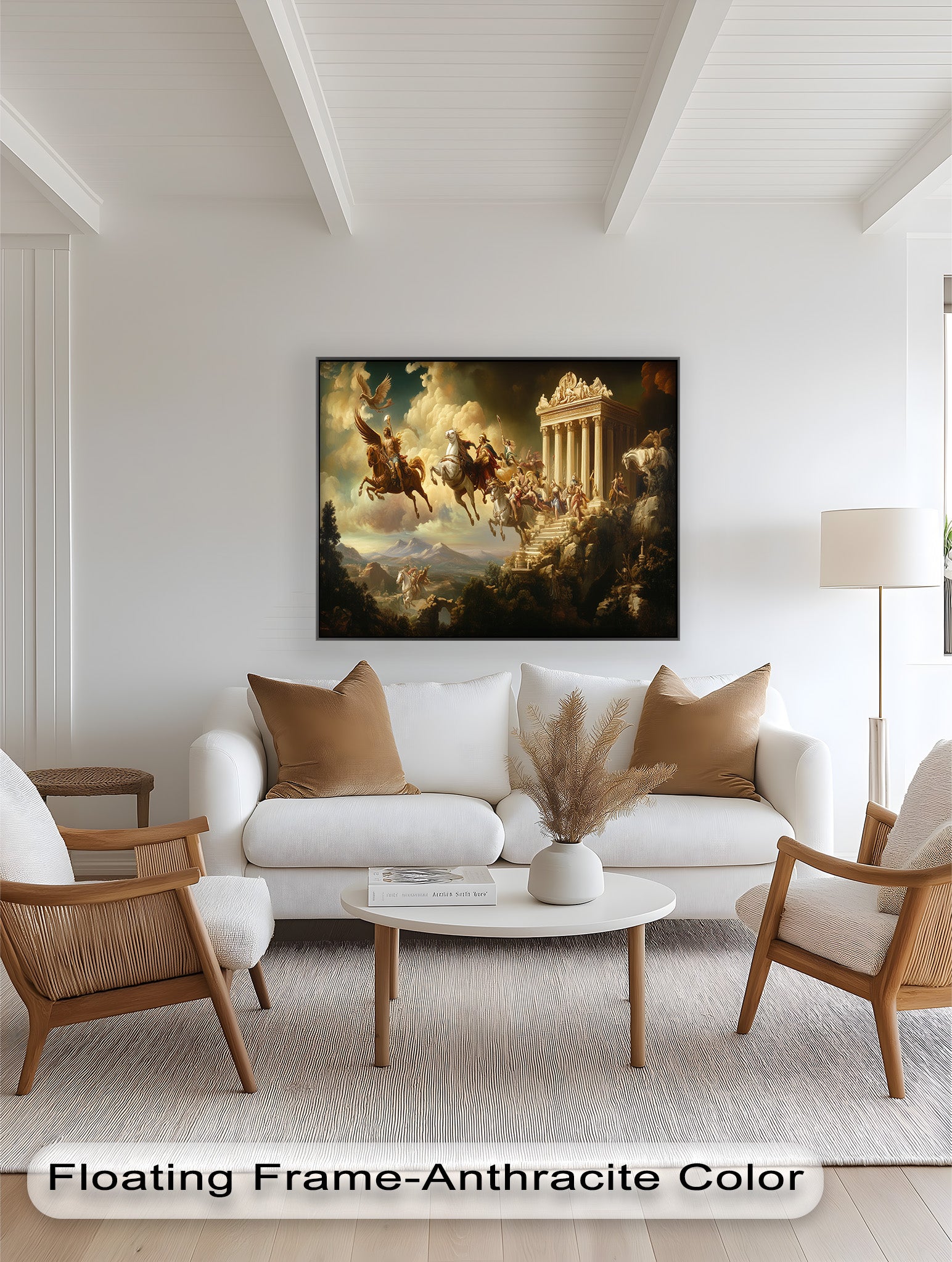Ascension of the Gods - Premium Mythological Oil Painting Wall Art for Home Decor, Office & Gift Giving