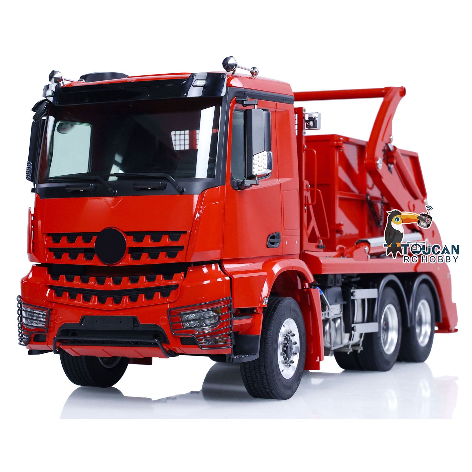 1/14 Scale VL18U K3363 RC Hydraulic Skip Loader - Metal Swing Arm Remote Controlled Dumper Truck - Simulation Construction Hobby Model (PNP/RTR) - Perfect for Indoor/Outdoor RC Construction Play & Collectors