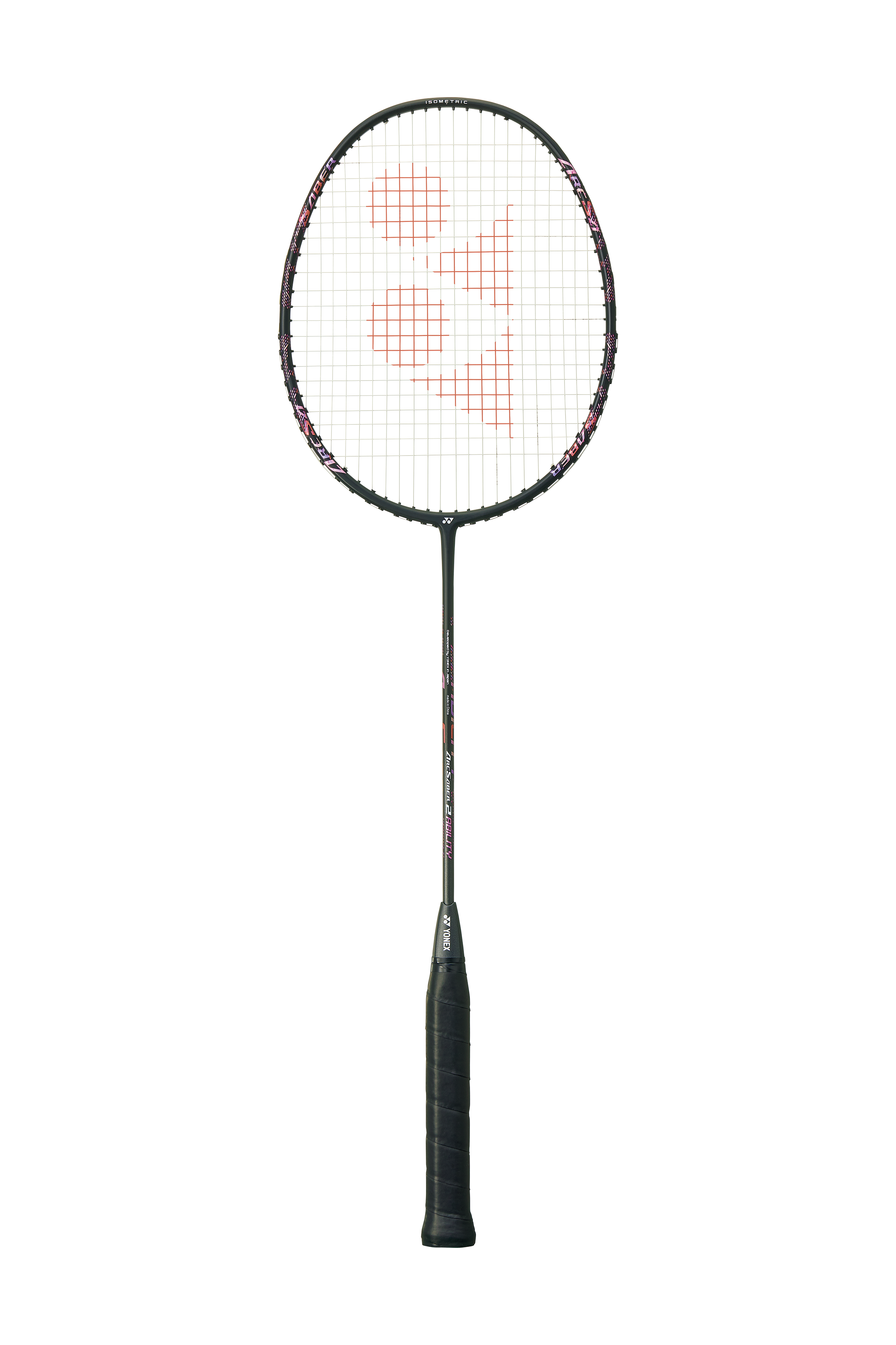 Yonex ArcSaber 2 Ability Black Pink Badminton Racket - Pre-Strung Professional Racquet for Advanced Players | Perfect for Tournaments & Training | Made in China