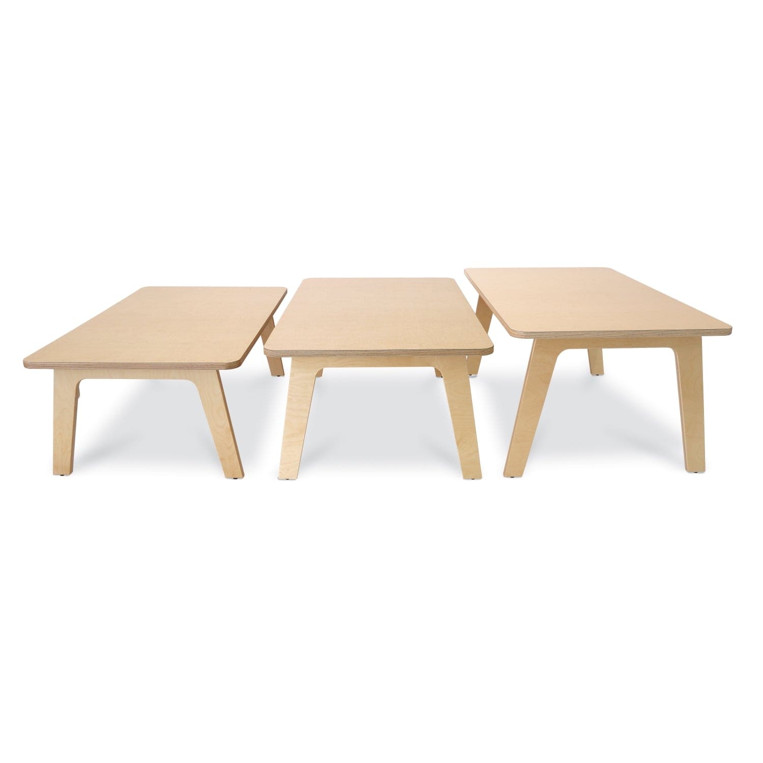 Whitney Plus Rectangle Table - 18 Inch Height Modern Dining Table for Small Spaces, Kitchen, or Breakfast Nook | Perfect for Apartments, Condos, and Cozy Homes