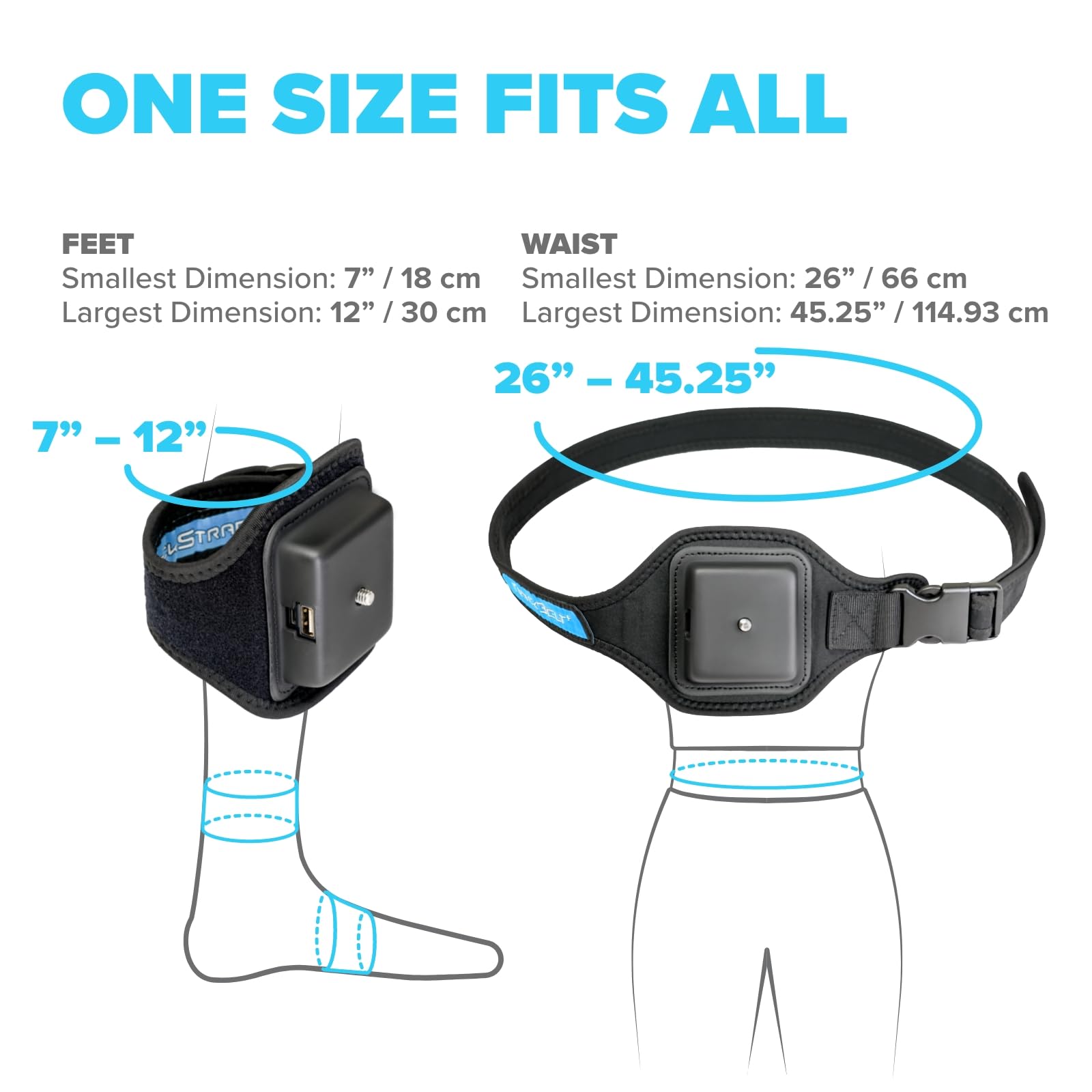 Vive Ultimate Tracker Belt - USB-C Charging Cable Included | Compatible with Vive Tracker 3.0/2.0 & Tundra Trackers | Adjustable Waist Strap for VR Motion Capture | Perfect for Full-Body Tracking in VRChat, Beat Saber & VR Fitness