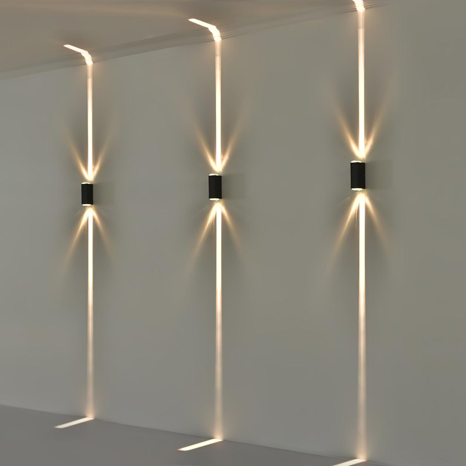 Modern Cylindrical Outdoor Wall Light - Weatherproof LED Sconce for Porch, Patio & Garden - Durable Exterior Lighting for Home & Commercial Use
