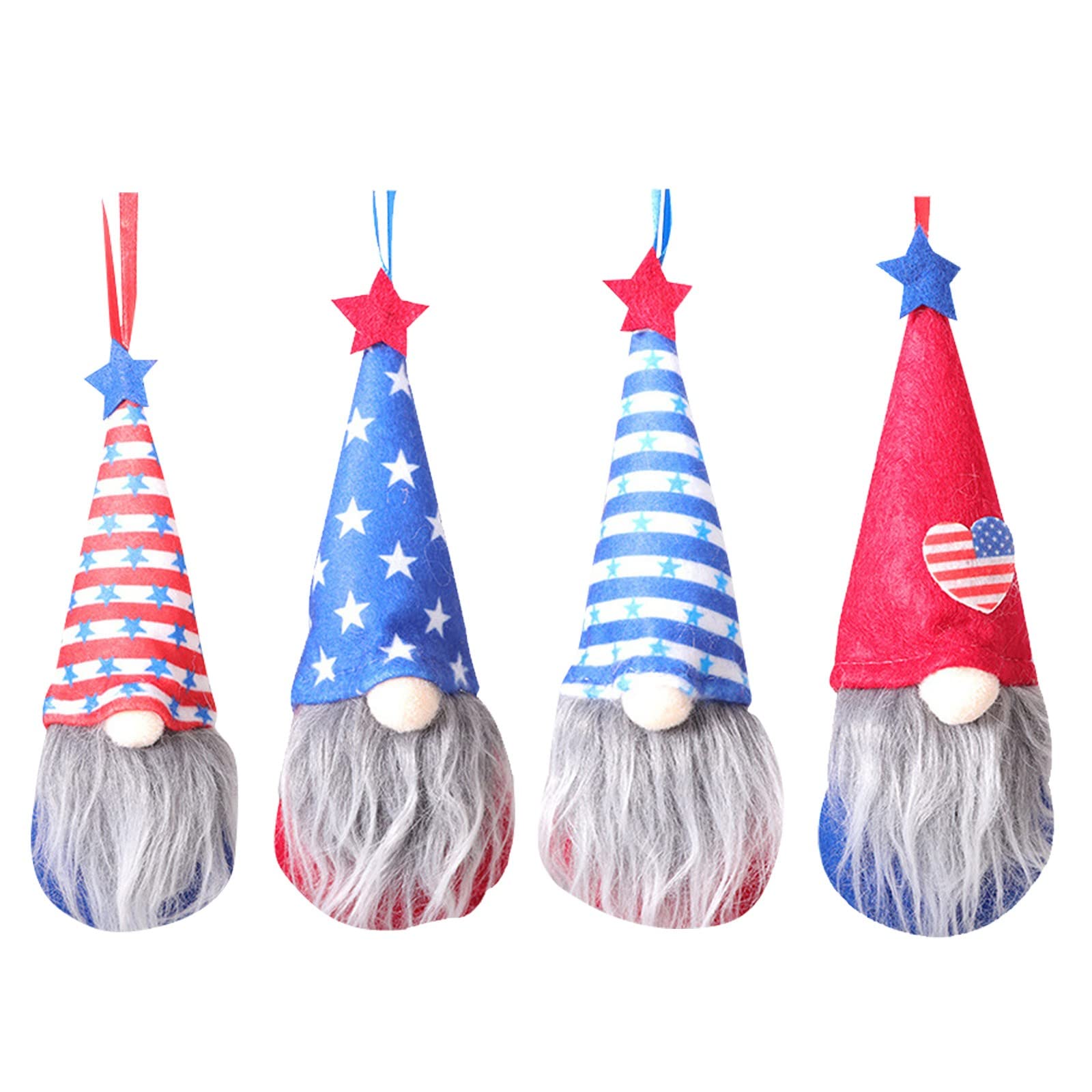 Faceless Decorative Ornaments for Home & Garden - Independence Day Hanging Dolls - Perfect for Wall Decor, Patio, and Holiday Party Decorations