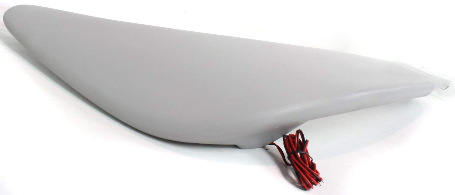 Evan Fischer Rear Spoiler for 2001-2002 Honda Accord Sedan - Primed Plastic with Pre-Installed Brake Light | Car Body Enhancement & Style Upgrade