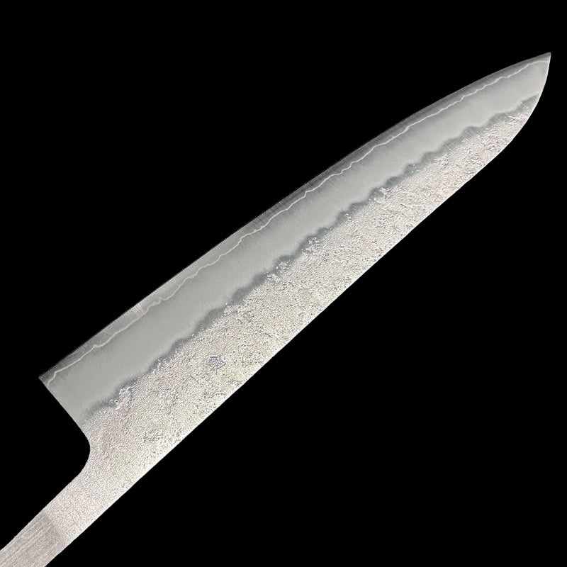 Premium Tsunehisa Ginsan #3 Nashiji 240mm Gyuto Chef Knife - High Carbon Stainless Steel Japanese Kitchen Knife for Professional Chefs & Home Cooking - Perfect for Slicing, Dicing & Meat Cutting