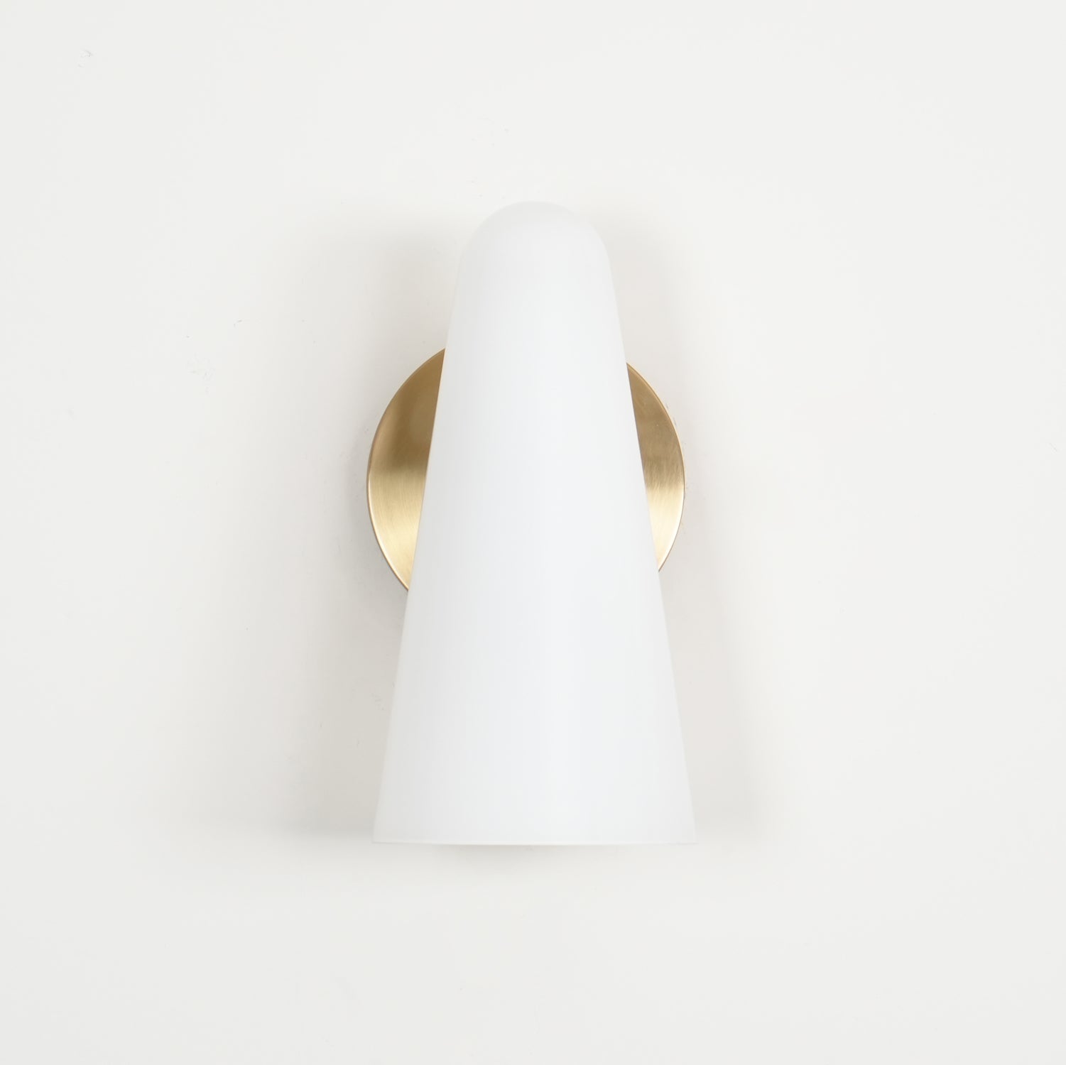 Modern Conical Glass Wall Lamp - Sleek & Stylish LED Sconce for Living Room, Bedroom, or Hallway Lighting