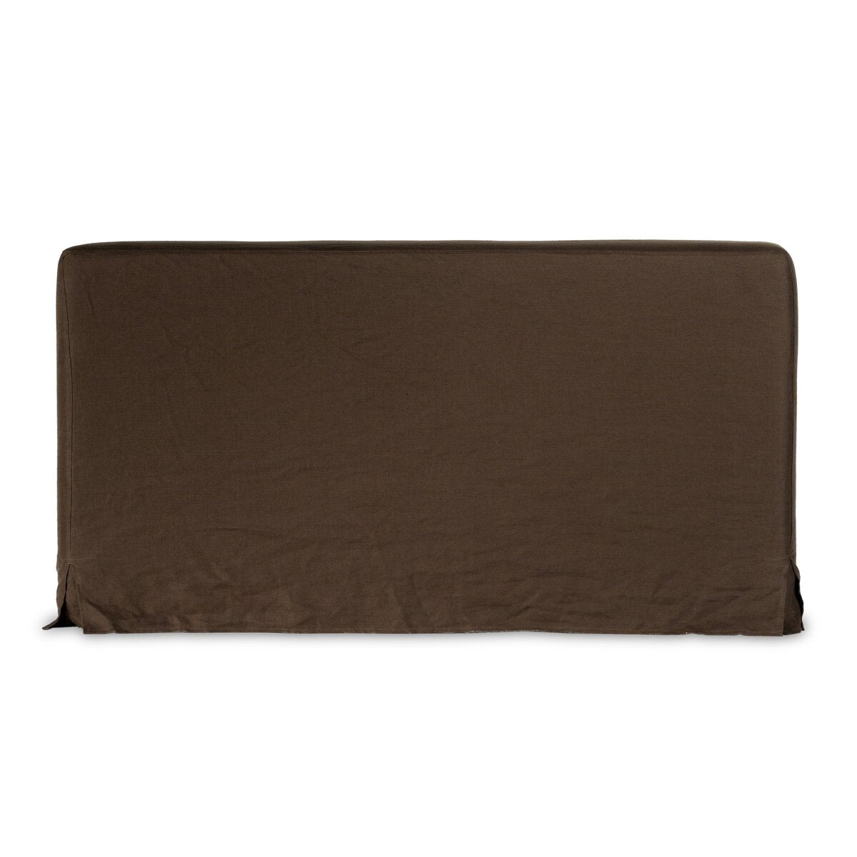 Adrian Slipcover Bed - Brussels Coffee King Size - Luxury Sofa Cover for Living Room, Bedroom & Home Decor