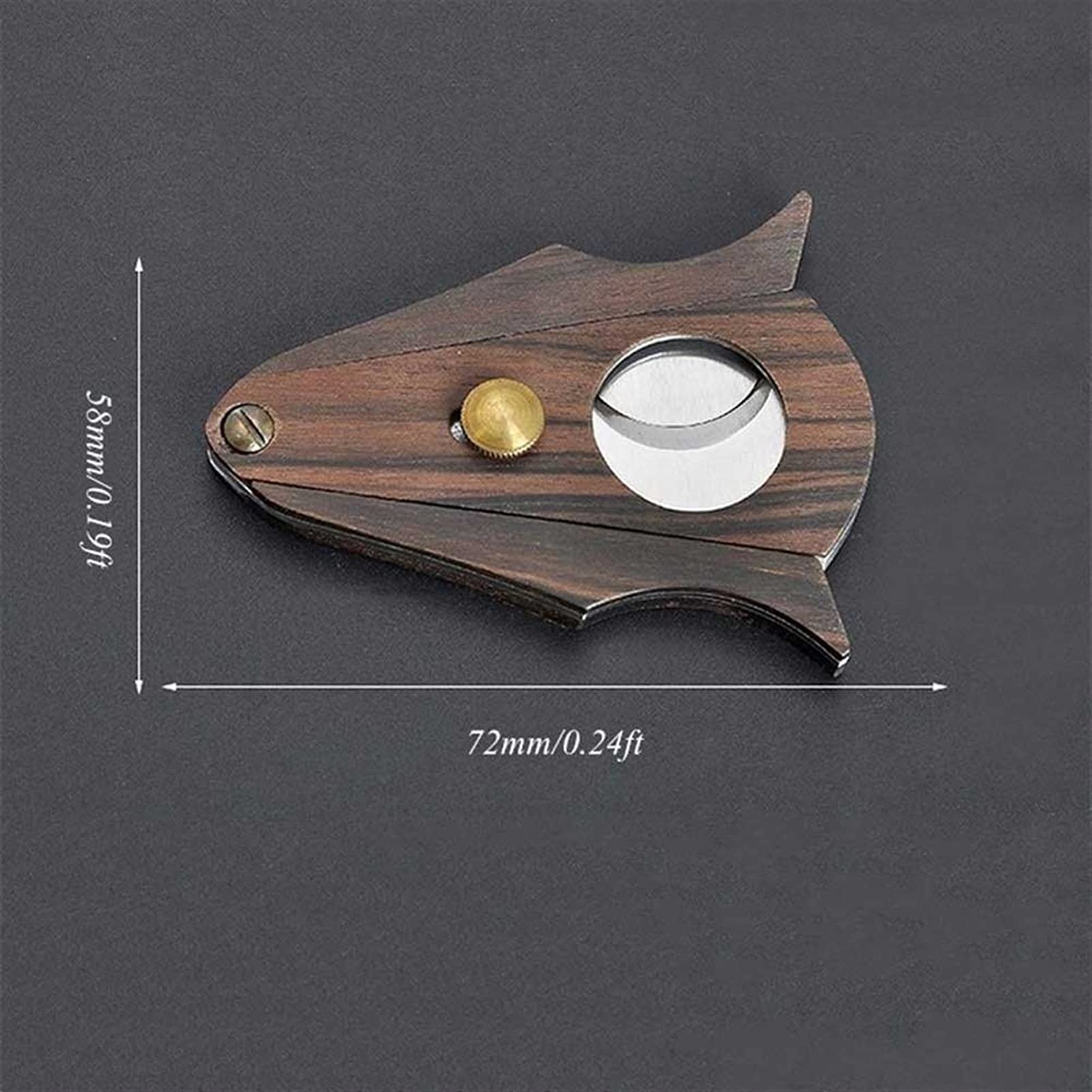 Premium Stainless Steel Cigar Cutter - Double Blade Guillotine Design for Smooth Cuts | Portable & Durable | Perfect Gift for Friends, Relatives & Colleagues | Ideal for Home, Office, Travel & Outdoor Smoking Enjoyment